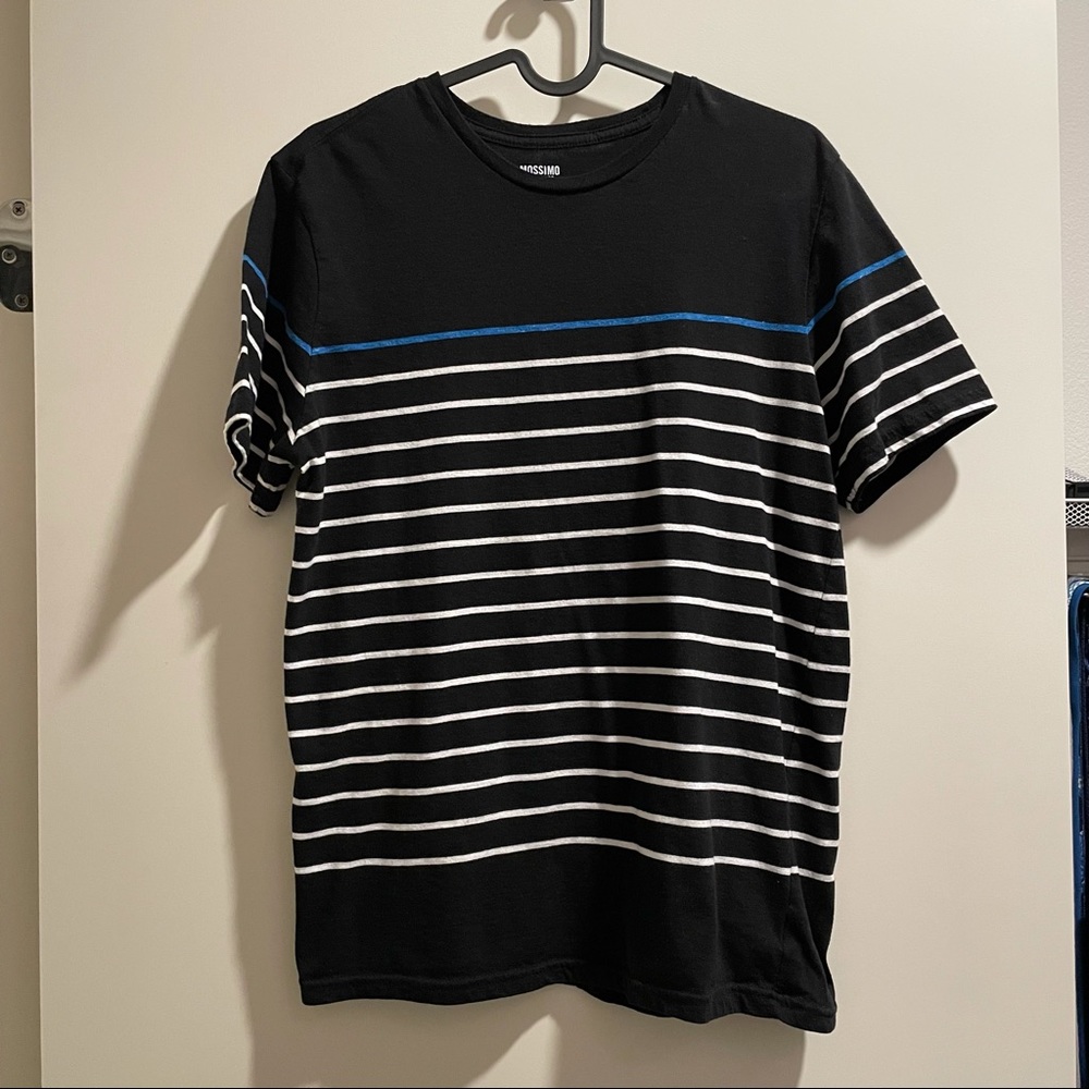 Mossimo | Black Striped T-Shirt